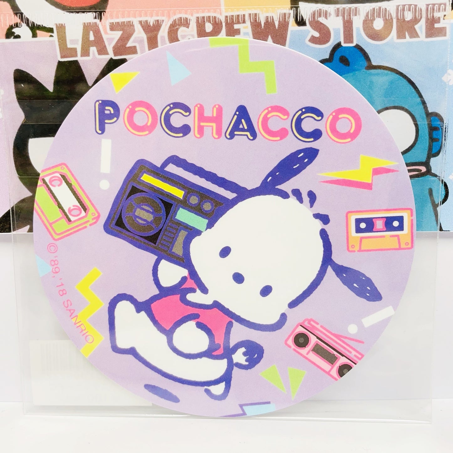 Pochacco Puroland 限定行李貼紙