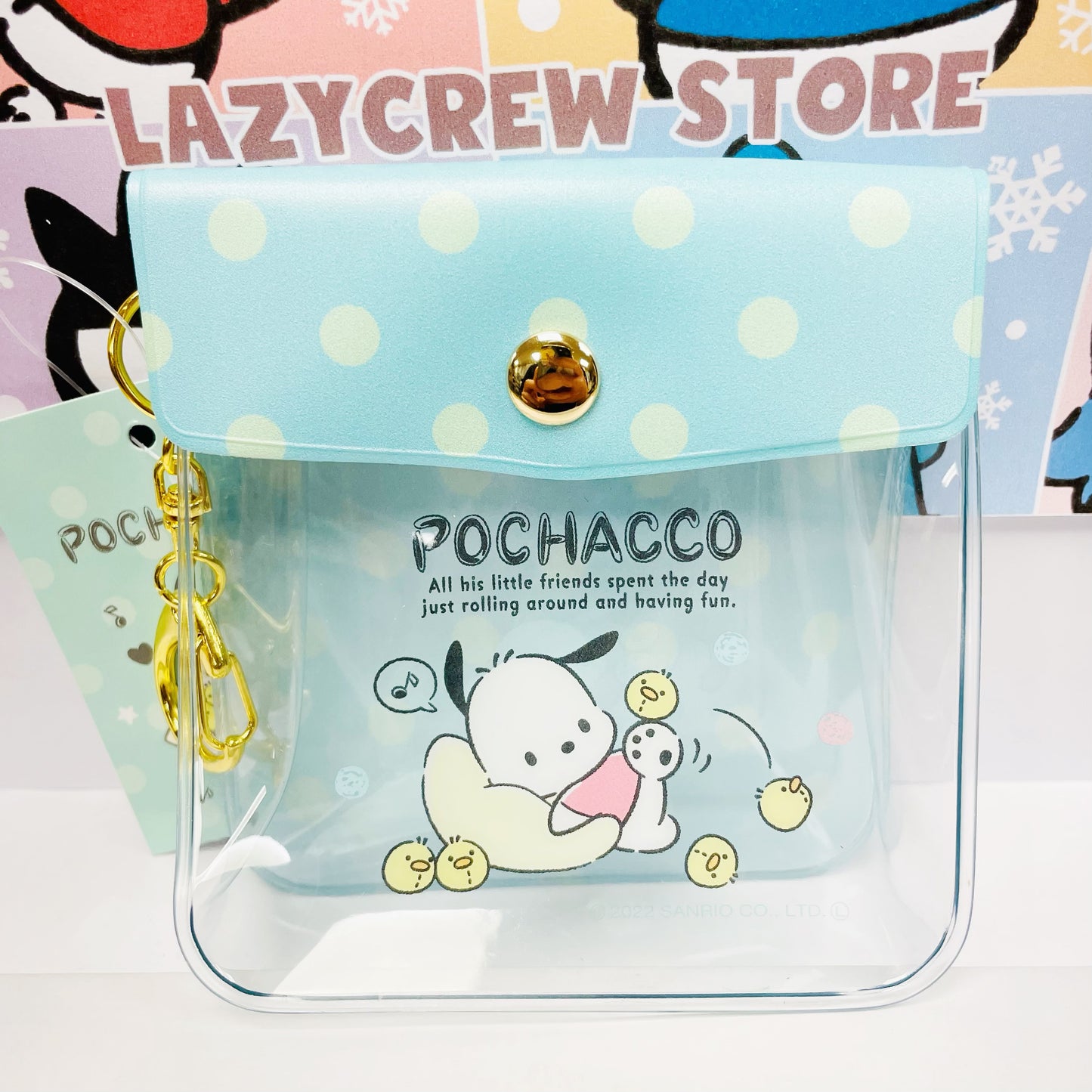 Pochacco 透明小物袋連扣