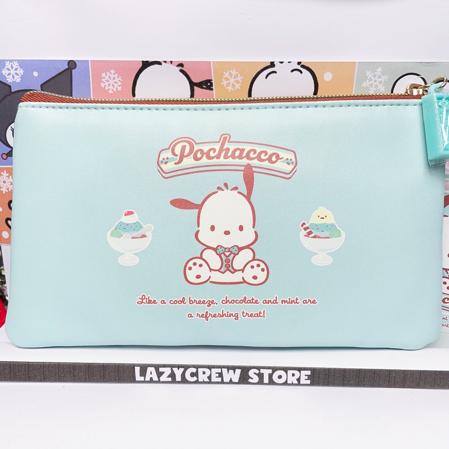 Pochacco 薄荷朱古力拉鏈袋